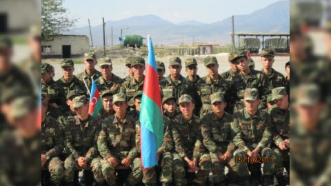 YAP Nəsimi rayon təşkilatı hərbi hissədə görüş təşkil edib (FOTOLAR)