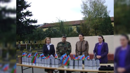 Deputat və komitə sədrinin müavini ön cəbhədə hərbçilərlə görüşüblər