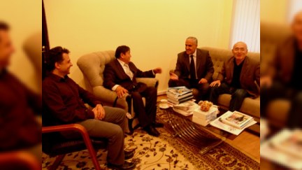 Qırğızlar Vüqar Rəhimzadənin qonağı olublar (FOTO)