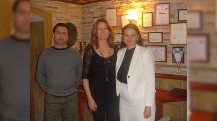 Qənirə Paşayeva britaniyalı jurnalistə ermənilərdən danışıb