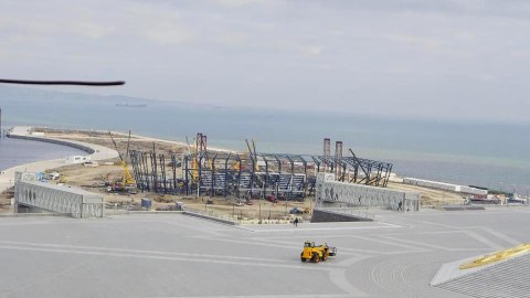 "Eurovision-2012" üçün tikilən bu arenada vəziyyət hələki belədir (FOTO) 