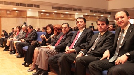 Səfirin həyat yoldaşı: "Mənə verilən mükafatı Mehriban Əliyevaya təqdim etmək istəyirəm" (FOTOLAR)