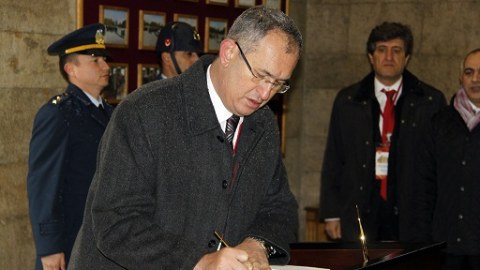 Türkiyədə 60 jurnalist Anıtkabirdə toplaşdı  FOTOLAR