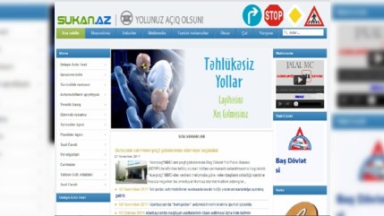 Yol hərəkəti qaydaları ilə bağlı SUKAN.AZ saytı işini bərpa etdi