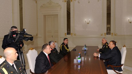 Prezident İlham Əliyev türkiyəli generalı qəbul edib
