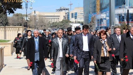 İşğalın 19-cu ilində… Şəhidlər Xiyabanı ziyarət olundu – FOTOLAR 