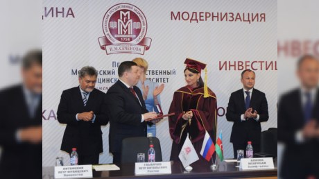 Mehriban Əliyeva "Fəxri professor" oldu - FOTOLAR
