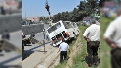 Nazirlik Bakıda aşan sərnişin avtobusu barədə məlumat yayıb