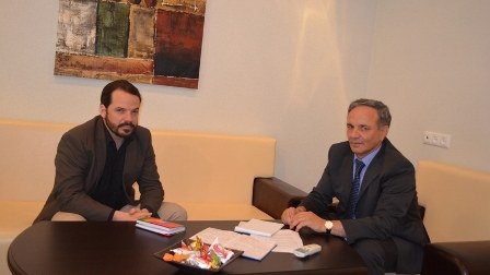 Əflatun Amaşov Avropa təşkilatının üzvü ilə görüşüb