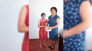 Rəbiyyət Aslanova tələbələri mükafatlandırdı - FOTOLAR