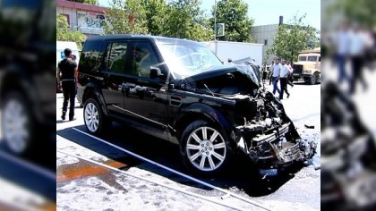 Gəncədə 4 maşın toqquşub – 1 ölü, 5 yaralı - FOTOLAR 