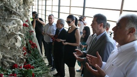 İraqlılar Quba məzarlığını ziyarət ediblər  