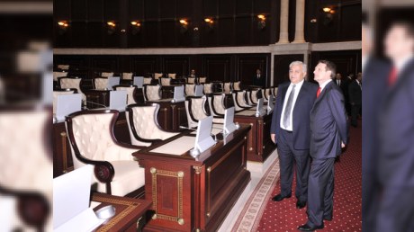 Oqtay Əsədov Sergey Narışkinlə görüşüb