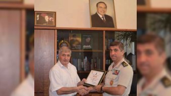 General-mayor Novruzəli Orucov fəxri diplomla təltif edildi - FOTO