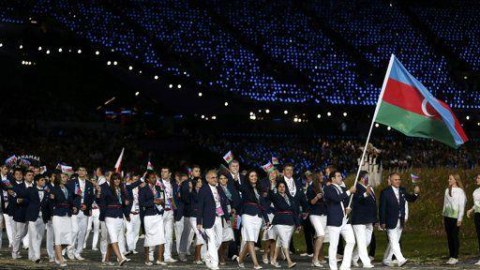 Azərbaycan prezidenti və xanımı Olimpiya oyunlarının açılışında olub - FOTO