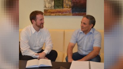 ABŞ Səfirliyinin yeni mətbuat katibi Mətbuat Şurasında olub - FOTO