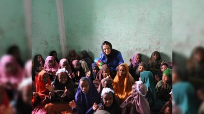 Qənirə Paşayeva Somalidə - FOTO