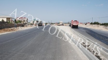 Bakı ətrafında yeni yol salınır - FOTOLAR