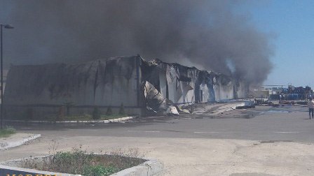 “Gilan-Holdinq”in Konserv zavodundakı yanğından FOTOSESSİYA