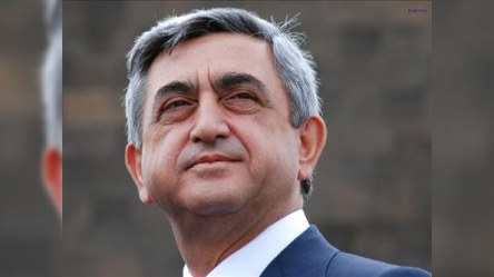 Sərkisyan Şuşaya gəlib