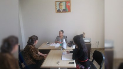Sədaqət Vəliyeva seçiciləri ilə görüşüb