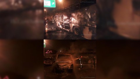 Bakıda avtobus yandı: ölən və xeyli yaralanan var