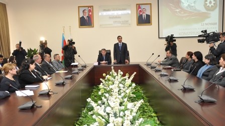 Bakı Ali Neft Məktəbində Konstitusiya günü qeyd edildi - FOTOLAR
