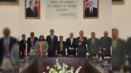 Cənubi Afrika Respublikasının dövlət rəsmiləri Bakı Ali Neft Məktəbində  - FOTO