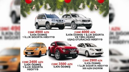Nissan Azərbaycan-dan Yeni ilə yeni avtomobillə!