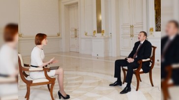 Prezident “Rossiya-24” telekanalına müsahibə verib