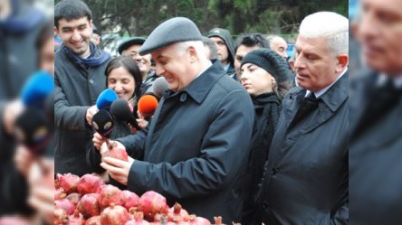 Nazir ərzaq yarmarkalarını gəzdi, bazarlıq etdi - FOTOLAR