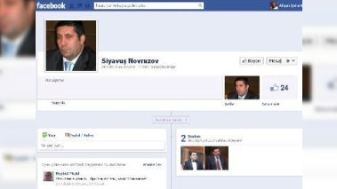 Siyavuş Novruzov da Facebook-a gəlib