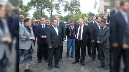 Nizami Ələkbərov İsmayıllı camaatı ilə görüşüb
