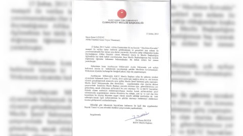 Şimali Kiprin Məclis sədri Aydın Mirzəzadə qalmaqalına aydınlıq gətirib - Rəsmi Sənəd
