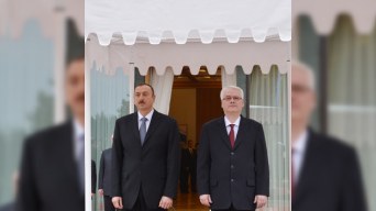 İlham Əliyev Xorvatiya prezidenti ilə görüşüb