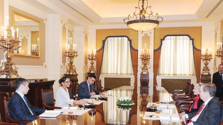 Mehriban Əliyeva ABŞ səfiri ilə görüşüb – FOTO 