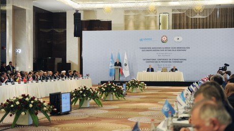 Prezident Bakıda beynxalq konfransa qatılıb FOTOLAR