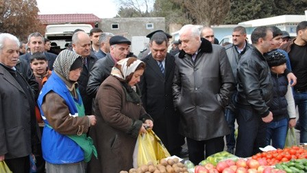 Nazir yenidən yarmarkaları gəzdi - FOTOLAR