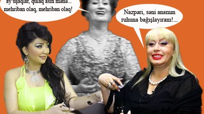 RUBRİKA: “Gündəm-Karikatura” - Müğənnilərin mərhum sənətkarın ruhunu narahat etməkləri...