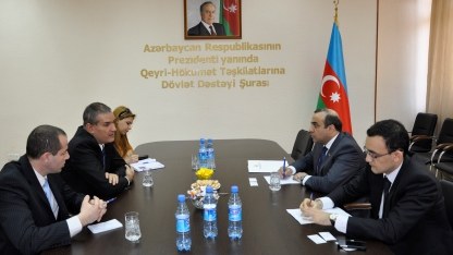 Azay Quliyev İsrail səfiri ilə görüşüb