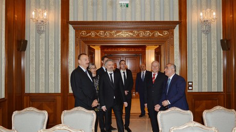 Prezident Bakıda teatrın açılışına qatılıb - FOTO