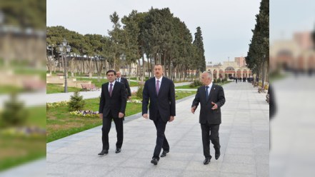 Prezident Biləcəridə açılış edib - FOTOLAR