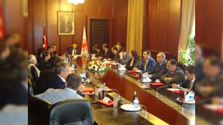 Cəmil Çiçək Azay Quliyevin rəhbərlik etdiyi nümayəndə heyətilə görüşüb - FOTOLAR