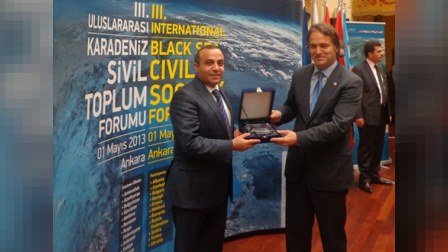 Türkiyədə Azay Quliyevə mükafat verildi - FOTOLAR
