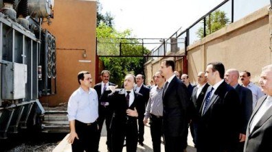 Bəşər Əsəd yenidən xalq qarşısına çıxıb - FOTOLAR