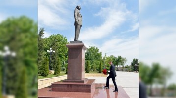 Prezident Şamaxıya səfər edib