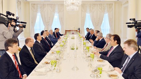 Prezident Yunanıstanın baş naziri ilə görüşüb - FOTOLAR