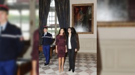 Mehriban Əliyeva Fransa Milli Assambleyasında və Senatda görüşlər keçirib - FOTOLAR