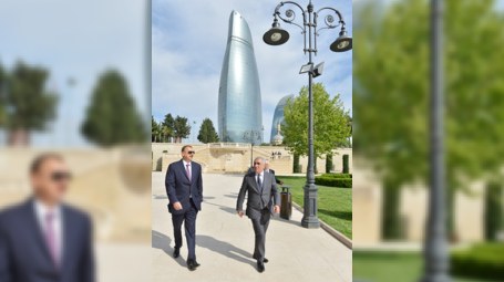 Prezident Bakını  Dağüstü parkdan seyr etdi - FOTOLAR