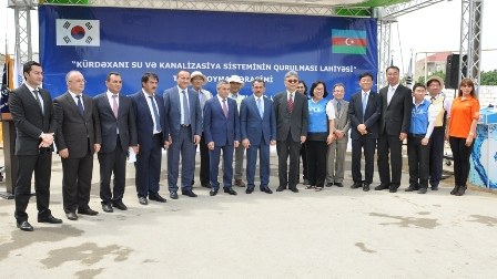 Kürdəxanıda kanalizasiya və su təchizatının təməli qoyuldu